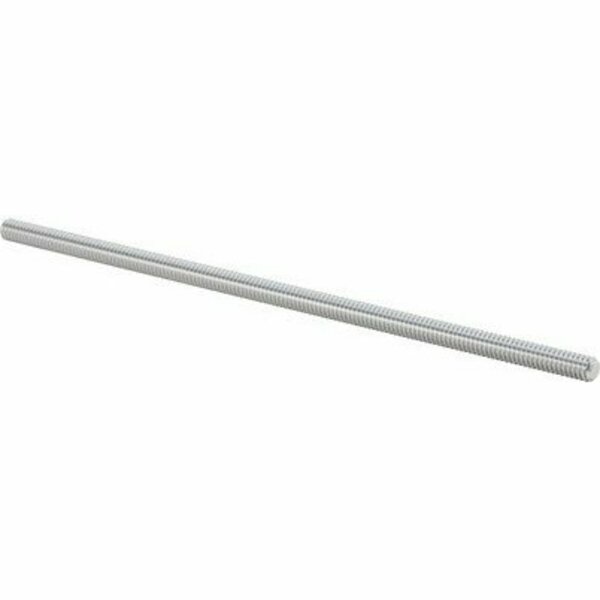 Bsc Preferred Aluminum Threaded Rod 1/4-20 Thread Size 4 Long, 10PK 93225A874